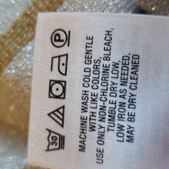 Vanessa Virginia Metallic Striped Tunic Sz XS - Picture 8 of 8